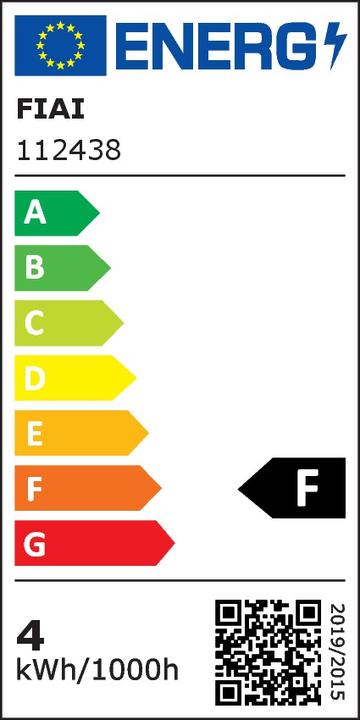 Energie-Label Isoled Leuchtmittel (E14, 4 W, 350 lm, 1 x, E)