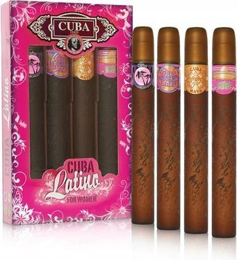 Cuba SET ORIGINAL Latino Brazil Copacabana EDP spray 35ml + Brazil Carnaval EDP spray 35ml + (Parfum set)