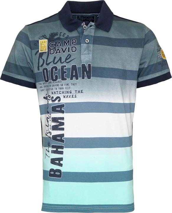 Camp David Poloshirt Beach Life Kurzarmshirt mit Polokragen (L)