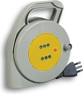 Fanton Garanti 01203-G 2AC Steckdose(n) 10m Grau, Gelb Verlängerungen und Mehrfachsteckdosen (10 m, CEE 7/3)