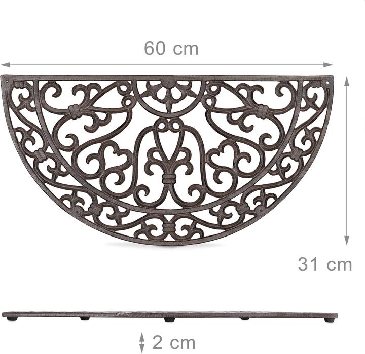 Image du produit Relaxdays Paillasson (60 x 31 x 2 cm)