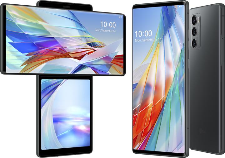 Image du produit LG Wing (128 Go, Aurora Gray, 6.80", Double SIM hybride, 64 Mpx, 5G)