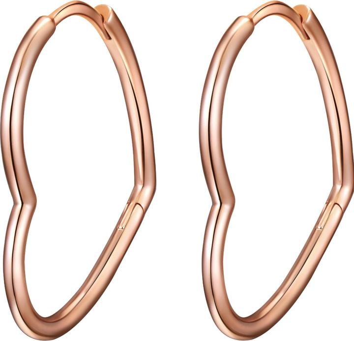 Immagine prodotto Glanzstücke München Cuore da donna in argento sterling e oro rosa - 12426 (Argento)