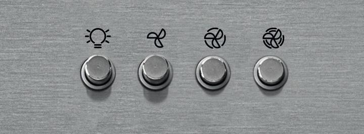 Image du produit Whirlpool AKR 558/3 IX Hotte d'aspiration murale en acier inoxydable ³/h D (Hotte murale)