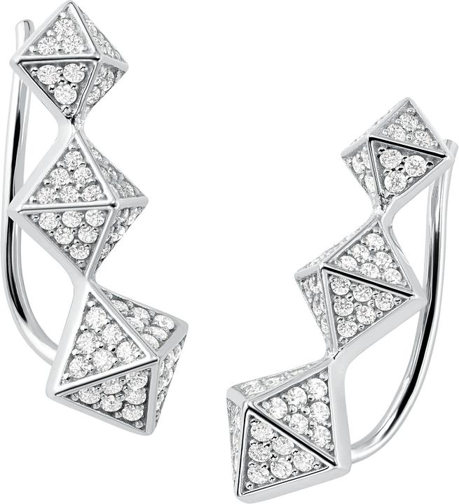 Michael Kors Mercer Pyramid Pavé Crawler (99% Sterlingsilber, 1% Stein)