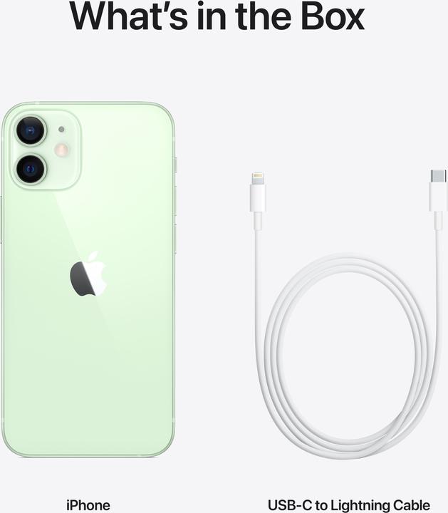 Produktbild Apple iPhone 12 mini (256 GB, Green, 5.40", SIM + eSIM, 12 Mpx, 5G)