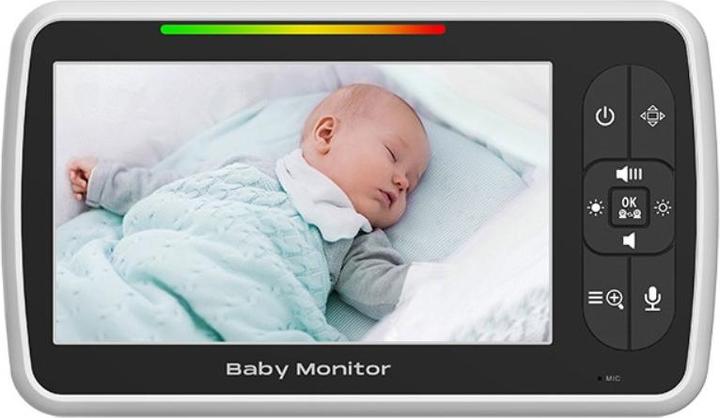 Image du produit Esmée Caméra numérique moniteur bébé sans fil 5" LCD + surveillance de la température (Vidéo et audio, 200 m)