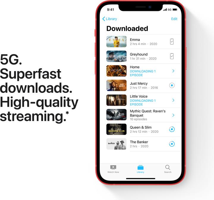 Produktbild Apple iPhone 12 mini (128 GB, (PRODUCT)​RED, 5.40", SIM + eSIM, 12 Mpx, 5G)