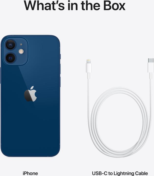 Actual product image Apple iPhone 12 mini (128 GB, Blue, 5.40", SIM + eSIM, 12 Mpx, 5G)