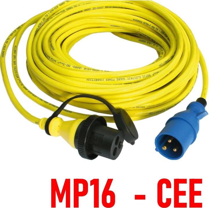 Actual product image Victron Energy Shore Power Cord 25m, 32A - (CEE-MP16)