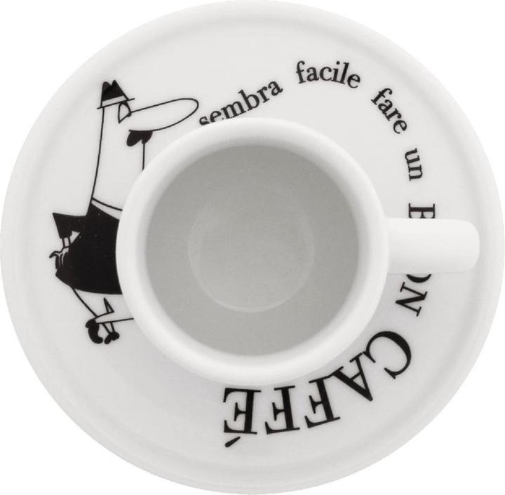 Actual product image Bialetti Y0TZ033 Set of 4 demitasse cups Carosello (50 ml, 4 x)
