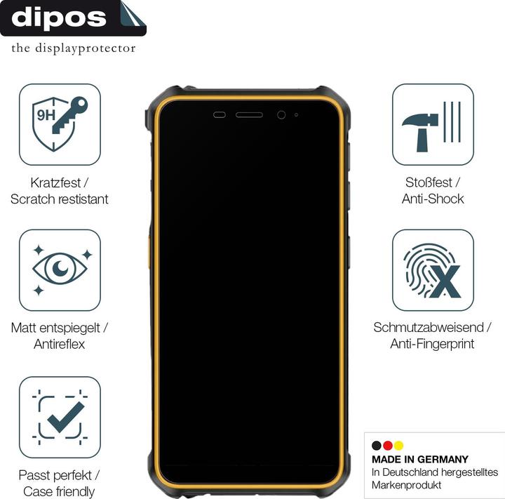 Actual product image Dipos Anti-Shock Screen Protector Matte (1 Piece, Ulefone Armor X12 Pro)