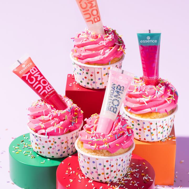 Actual product image essence Juicy bomb (104 Poppin' Pomegranate)