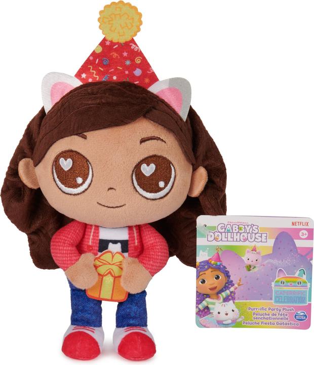 Actual product image Gabby's Dollhouse Plush Celebration (Assorted) (24.87 cm)