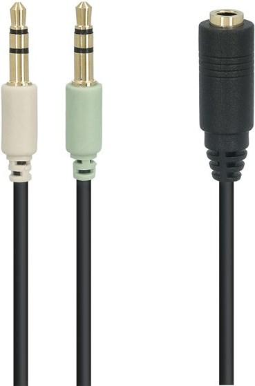 Actual product image MicroConnect Audio-Adapter (0.40 m, 3.5mm jack (AUX))