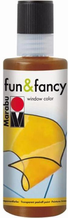 Actual product image Marabu Window paint Fun & Fancy (Middle brown, 80 ml)