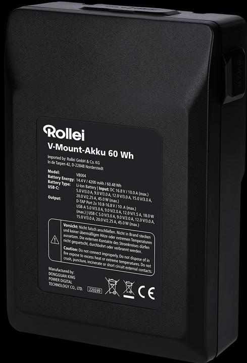 Produktbild Rollei V-Mount Akku 180 Wh (Kamera Akku)