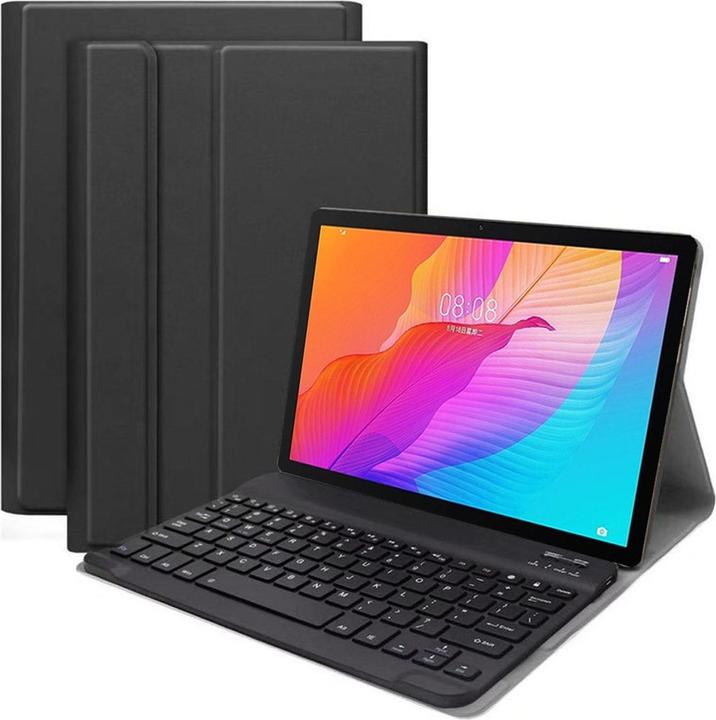 Produktbild Lobwerk 2in1 Bluetooth Tastatur und Cover für Huawei Honor 6 T10/T10S Matepad Case Schutz Hülle (X)
