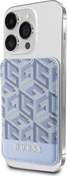 Image du produit Guess Portefeuille Card Slot GUWMSHGCFSEB MagSafe GCube stripe niebieski/blue