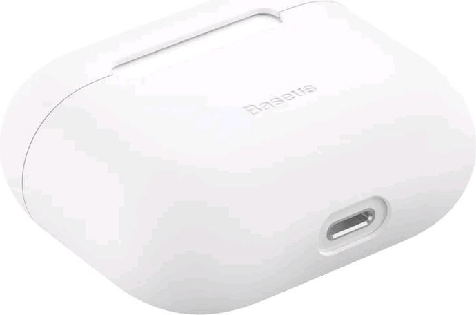 Image du produit Baseus Super Thin Silica Gel Case For Pods2021White (Manchon pour casque d'écoute)