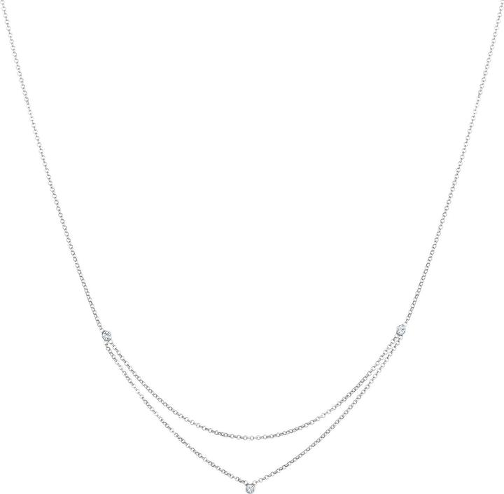 Actual product image Elli Crystal chain, layer (Glass crystal, 925 sterling silver, 40 cm)