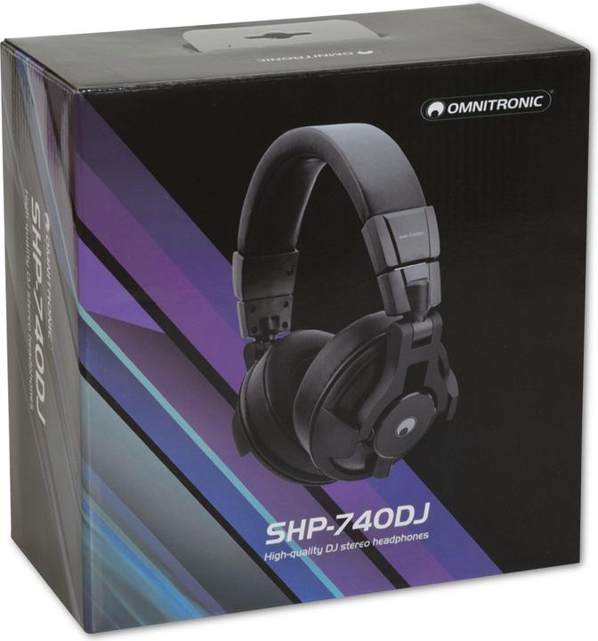 Produktbild Omnitronic SHP-740DJ DJ-Kopfhörer (ANC, Kabellos)