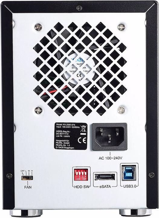 Produktbild Xystec 4-fach-Festplatten-Gehäuse für 3,5"-SATA (3.5")