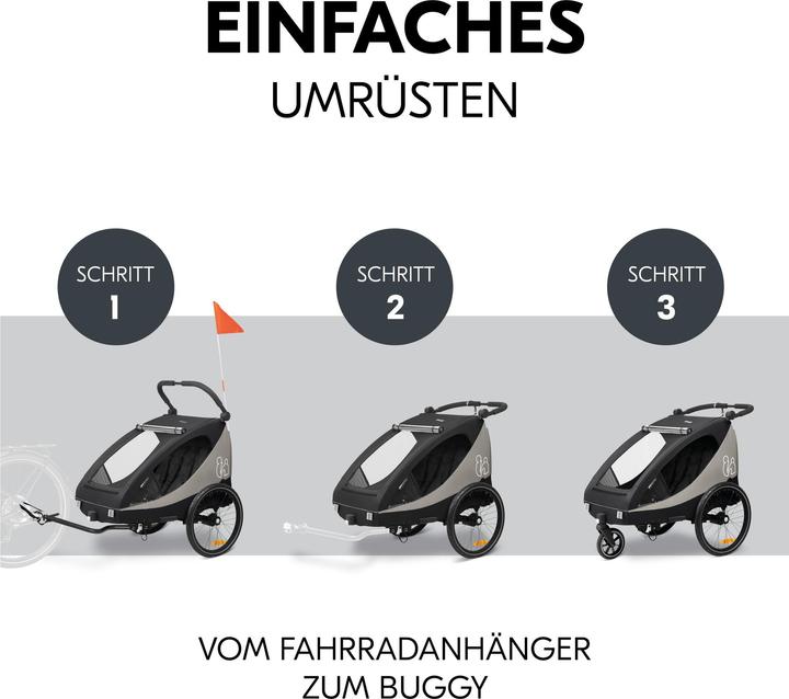 Produktbild Hauck Dryk Duo Plus Fahrradanhänger