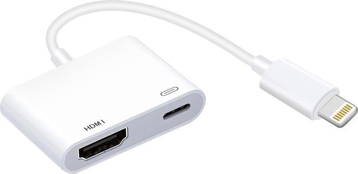 Produktbild Max Excell Lightning auf HDMI + USB-C Adapter (Lightning, 1 cm)