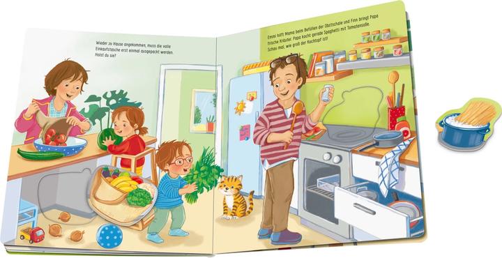 Actual product image Ravensburger My big puzzle playbook: This is what we're eating today (German)