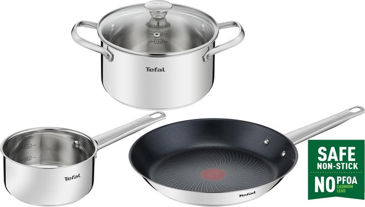 Actual product image Tefal Cook Eat (28 cm, Casserole + Stewpot, Pot, Saucepan, Stainless steel)