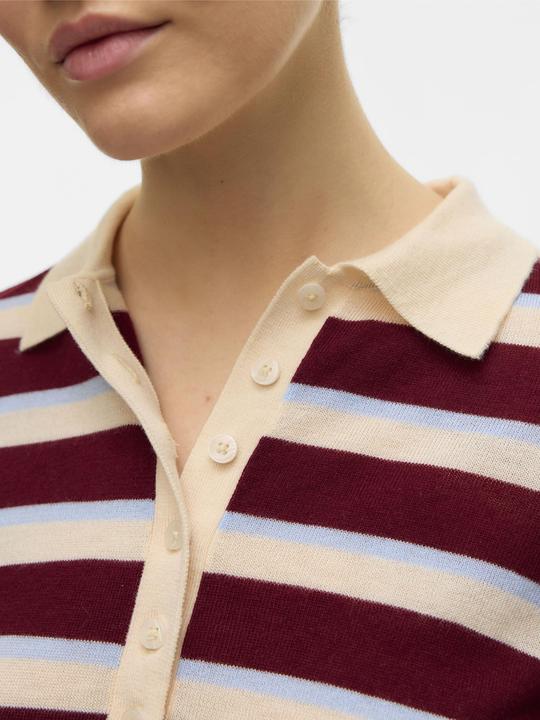 Actual product image Vero Moda AWSIKITA Gestricktes Poloshirt Polo (L)