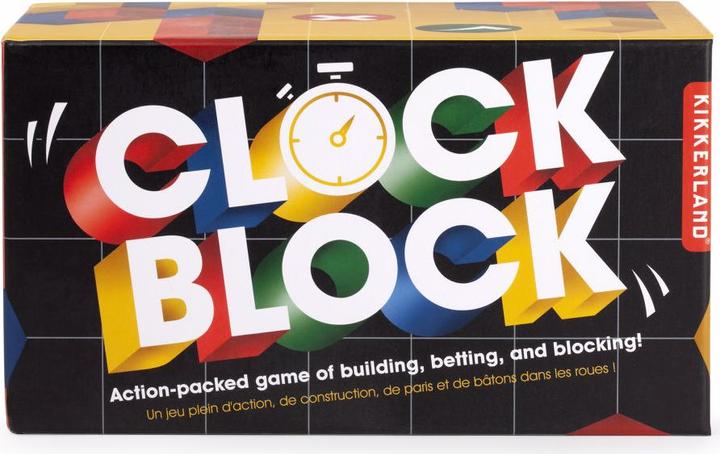 Kikkerland Clock Block (English)