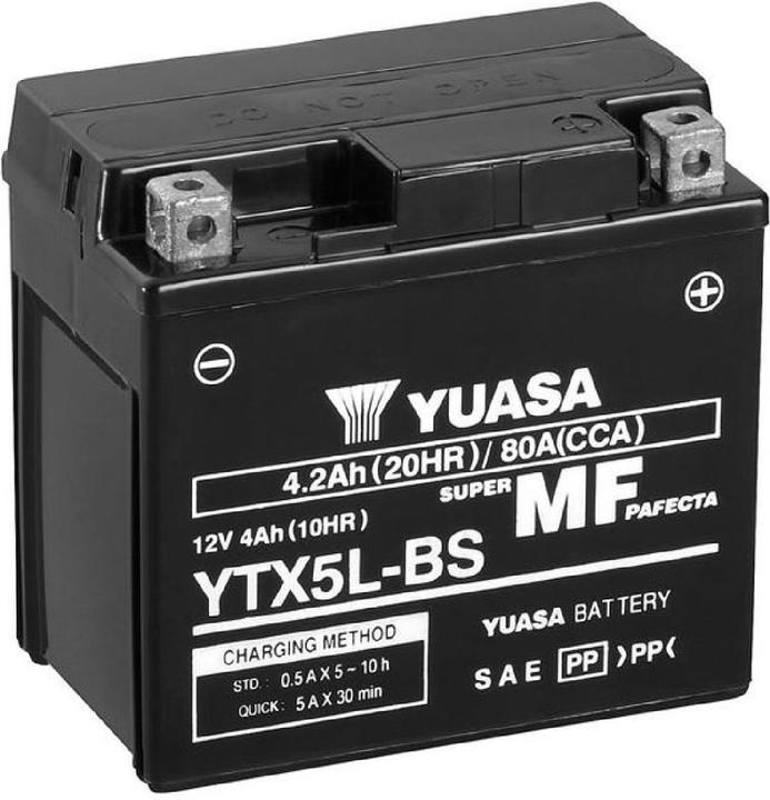 Image du produit Yuasa Garantie limitée de 6 mois (12 V, 4.20 Ah, 80 A)