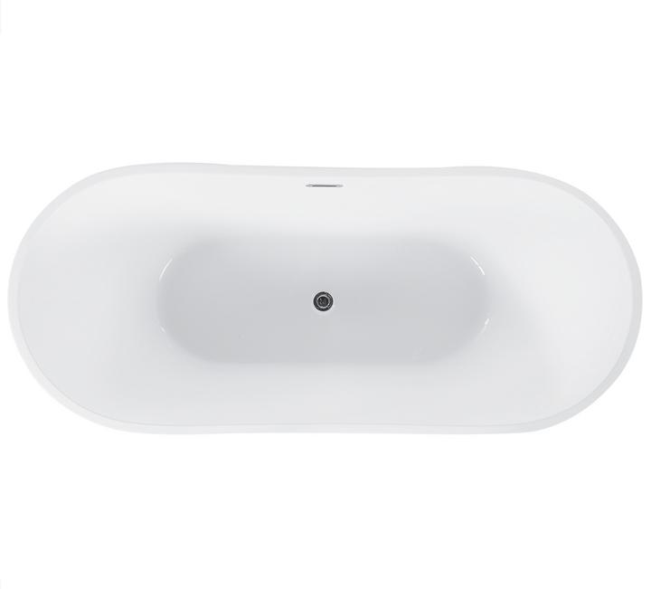 Produktbild Beliani Badewanne freistehend blaugrün oval 170 x 77 cm ANTIGUA (240 l, 77 cm, 170 cm)