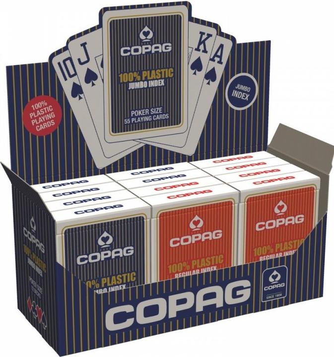 Image du produit Copag Deck de cartes de poker Jumbo (Allemand, Anglais, Français, Italien, Suisse-allemand)