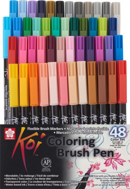 Image du produit Sakura Coloriage de koïs (Multicolore, 48 x)