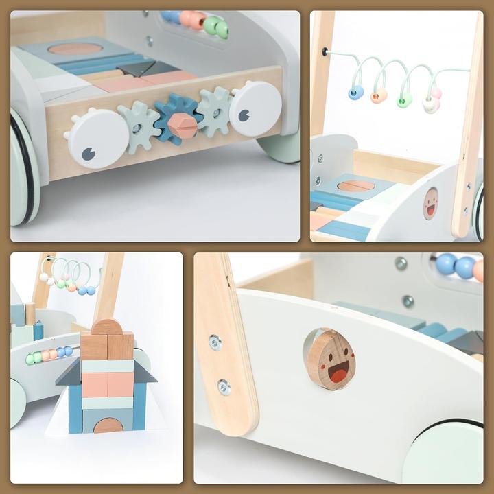 Actual product image UMU Wooden Baby Walker 5 in 1