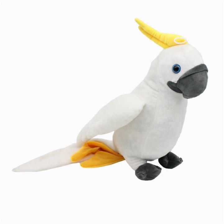 Actual product image Tinisu Cockatoo cuddly toy parrot - 20 cm soft stuffed animal (20 cm)