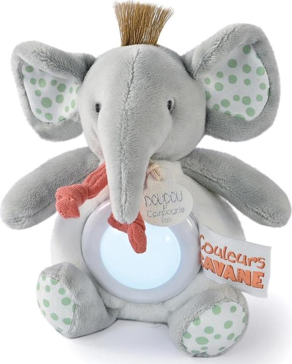 Produktbild Doudou et Compagnie Nachtlicht Elefant 15cm