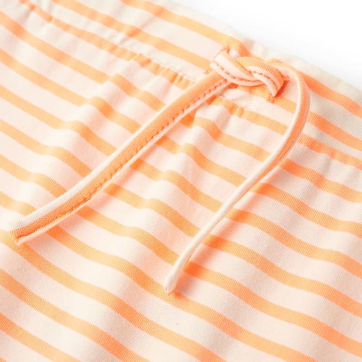 Immagine prodotto VidaXL Gonna per bambini con strisce Straight neon orange 128,Materiale: 95 (128)