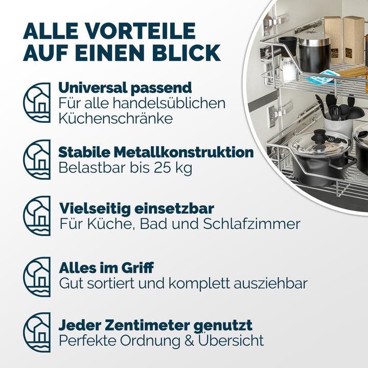 Actual product image Deuba Teleskopschublade