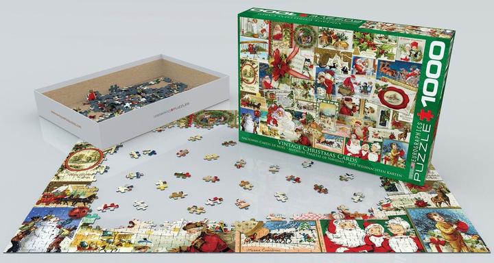 Produktbild Eurographics Antike Weihnachtskarten (1000 Teile)