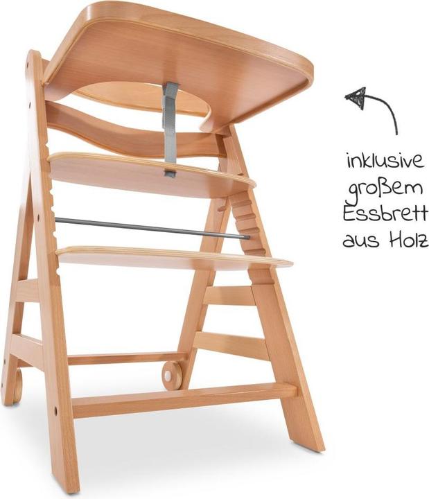 Produktbild Hauck Hochstühle Hochstuhl Alpha Move Natur - im Sparset inkl. (Hochstuhl)