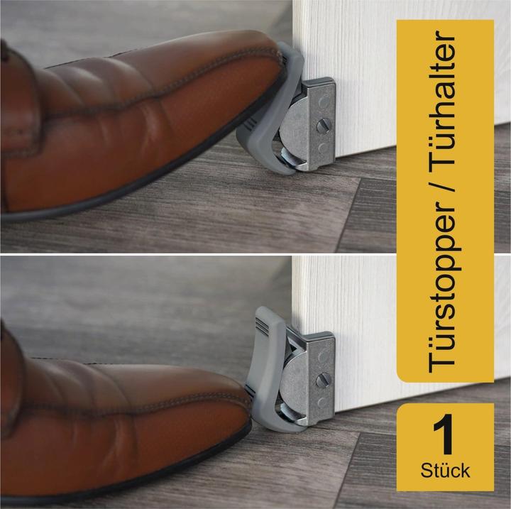 Actual product image Eneroid Door holder, ClipFlix mini, grey