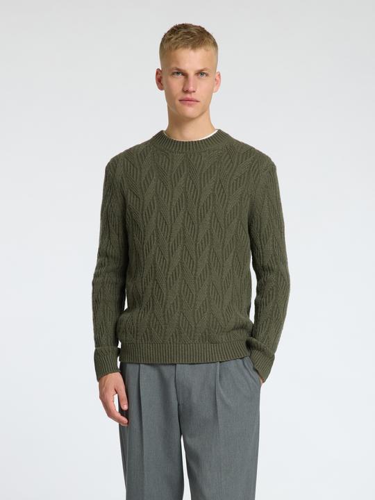 Image du produit Selected Homme Pull en maille torsadée (XXL)