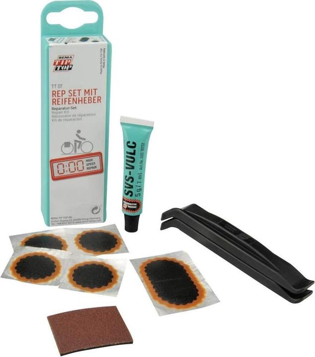Rema Tip Top Fahrrad-Flickzeug "TT 07 MTB / ATB", 9-teilig