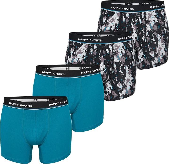 Actual product image Happy shorts Retro Pants Jersey (L, pack of 4)