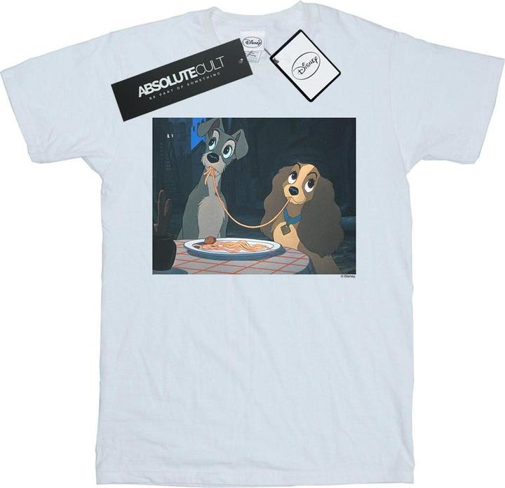 Immagine prodotto Disney Lady And The Tramp Spaghetti Slurp Maglietta Ragazze (128)