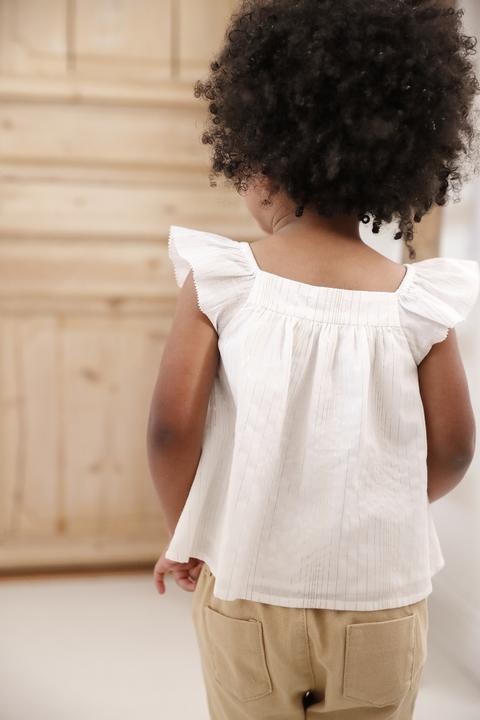 Actual product image Vertbaudet Festliche Baby Bluse aus Baumwoll-Voile (92)